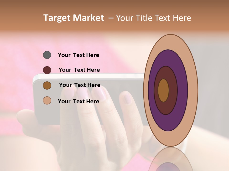 Cell Pretty Pda PowerPoint Template