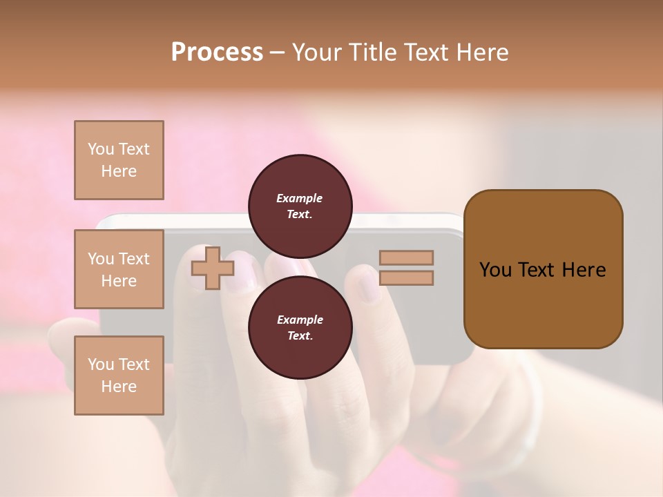 Cell Pretty Pda PowerPoint Template