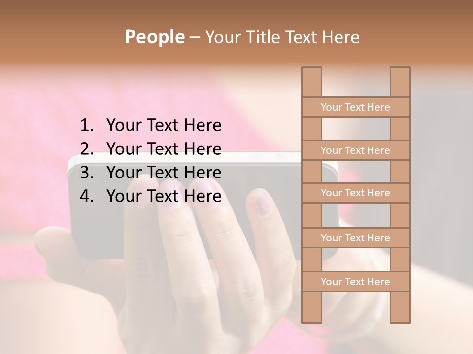 Cell Pretty Pda PowerPoint Template