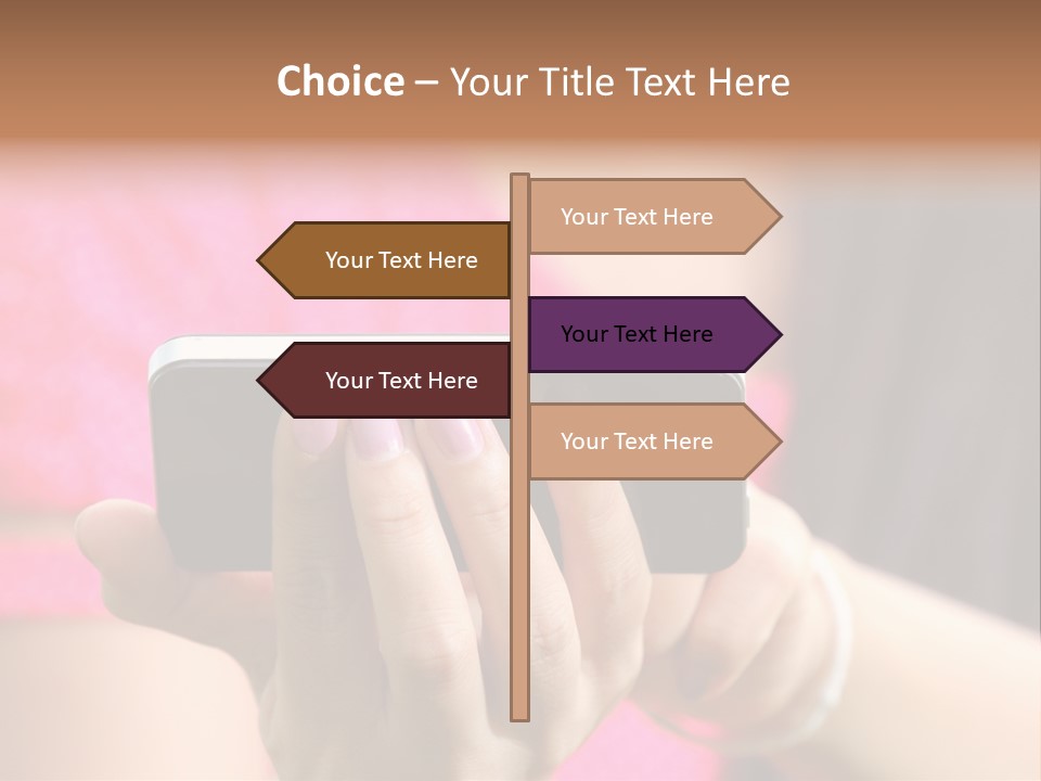 Cell Pretty Pda PowerPoint Template