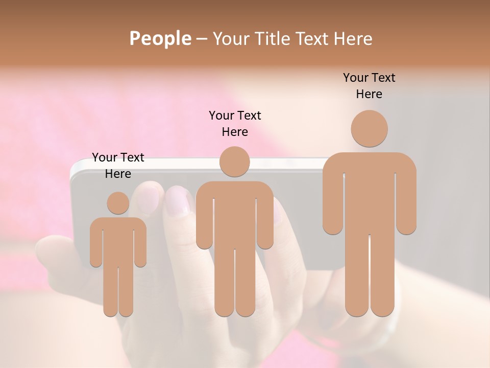 Cell Pretty Pda PowerPoint Template