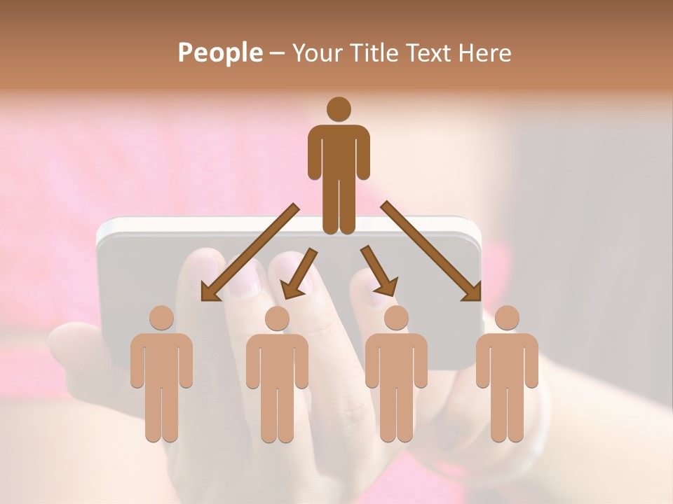 Cell Pretty Pda PowerPoint Template