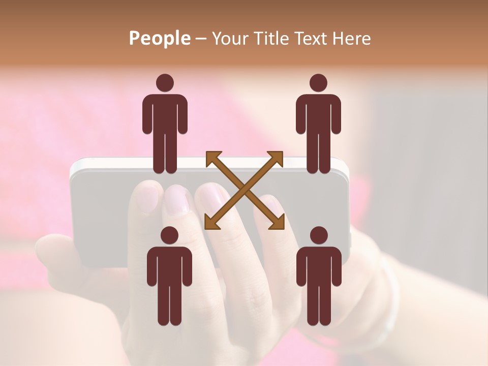 Cell Pretty Pda PowerPoint Template