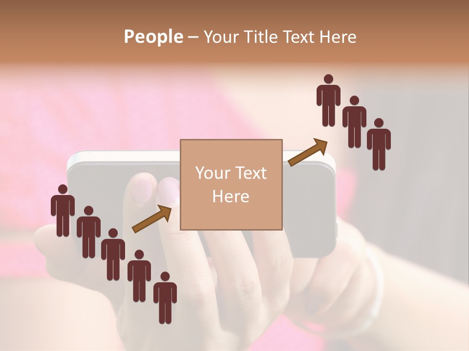 Cell Pretty Pda PowerPoint Template