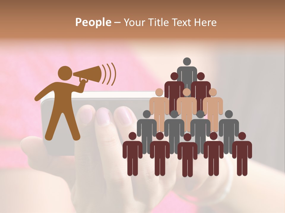 Cell Pretty Pda PowerPoint Template