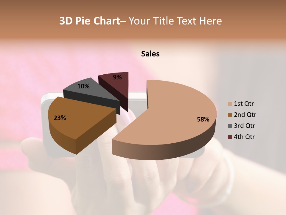 Cell Pretty Pda PowerPoint Template