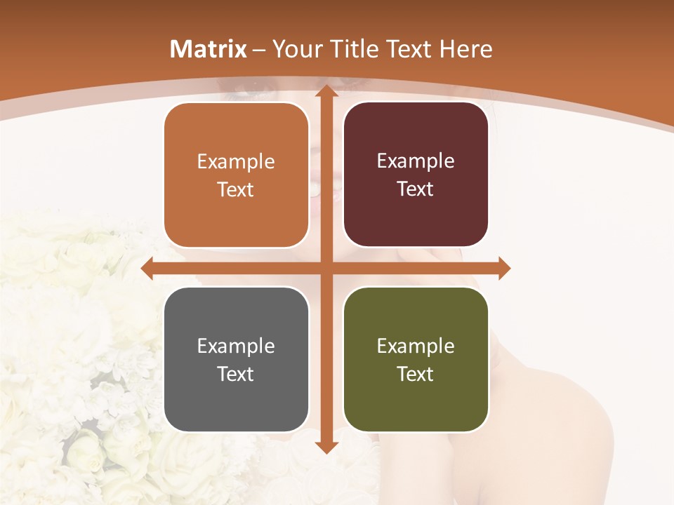 Marriage Dress Femininity PowerPoint Template
