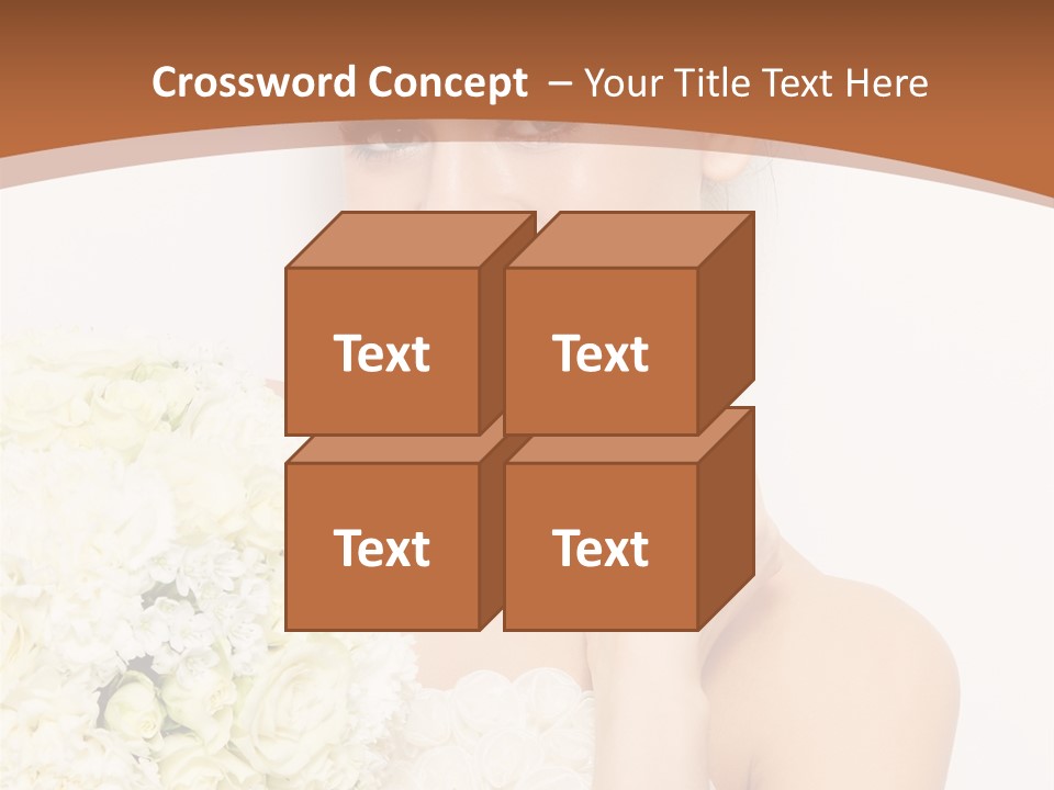 Marriage Dress Femininity PowerPoint Template