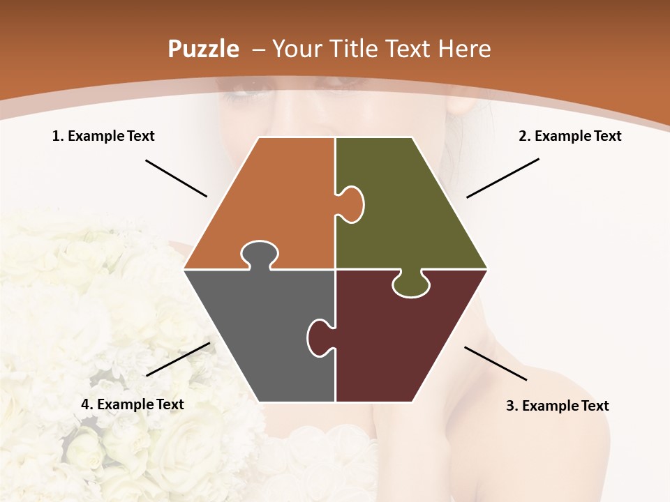 Marriage Dress Femininity PowerPoint Template