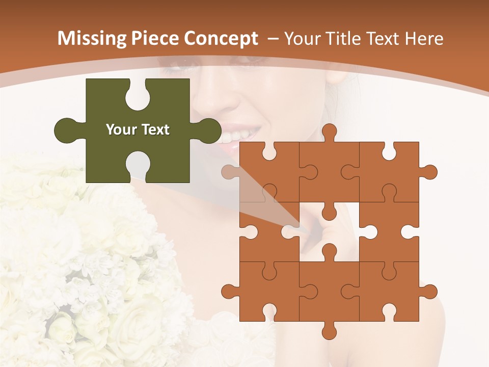 Marriage Dress Femininity PowerPoint Template