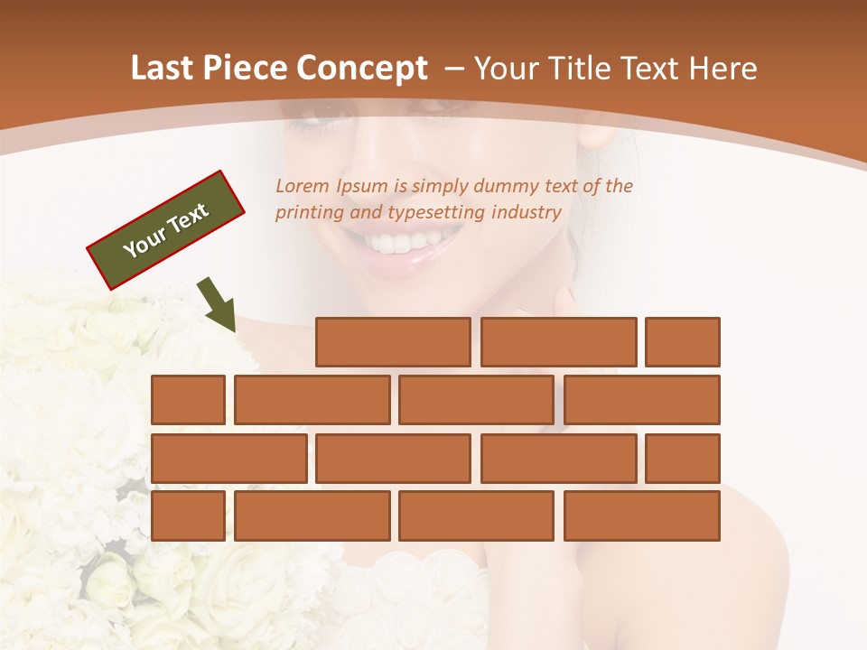 Marriage Dress Femininity PowerPoint Template