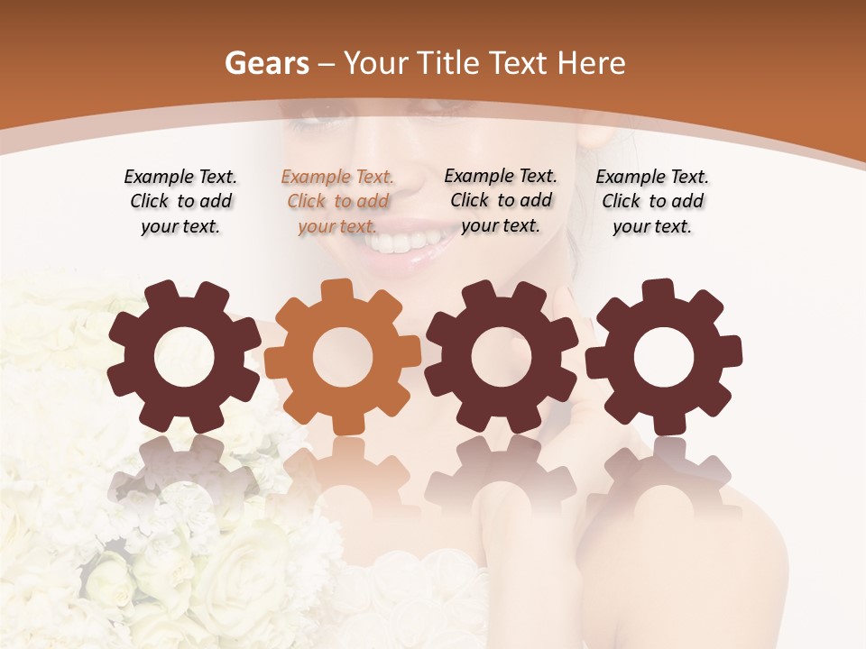 Marriage Dress Femininity PowerPoint Template
