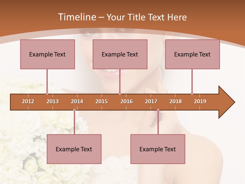 Marriage Dress Femininity PowerPoint Template