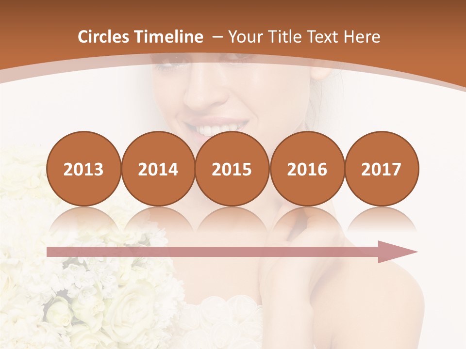 Marriage Dress Femininity PowerPoint Template