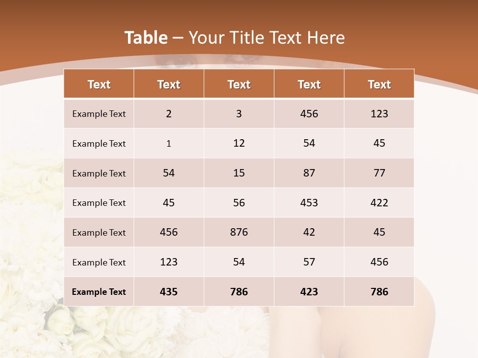 Marriage Dress Femininity PowerPoint Template