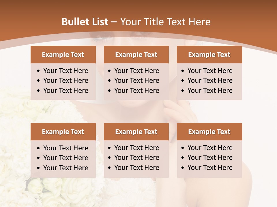 Marriage Dress Femininity PowerPoint Template