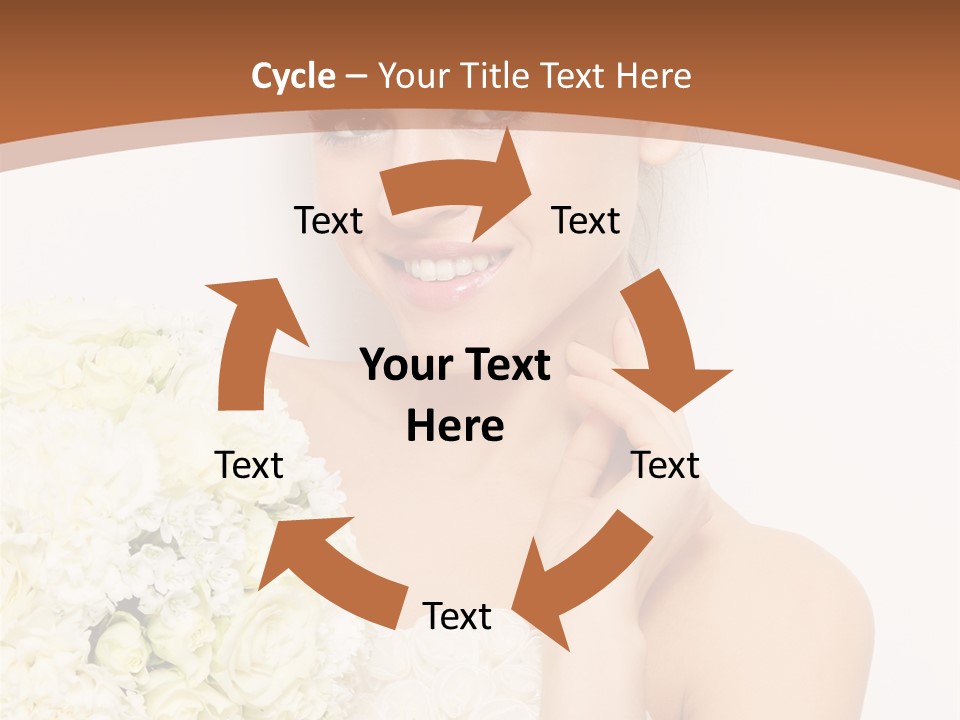 Marriage Dress Femininity PowerPoint Template