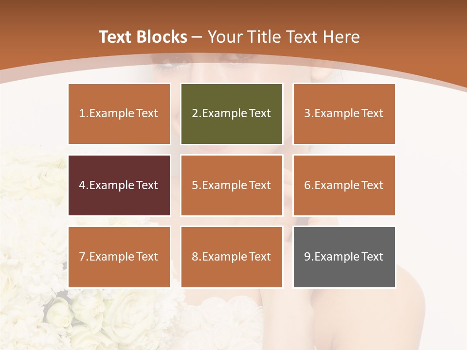 Marriage Dress Femininity PowerPoint Template