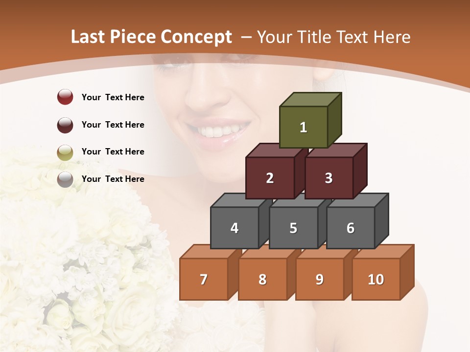 Marriage Dress Femininity PowerPoint Template