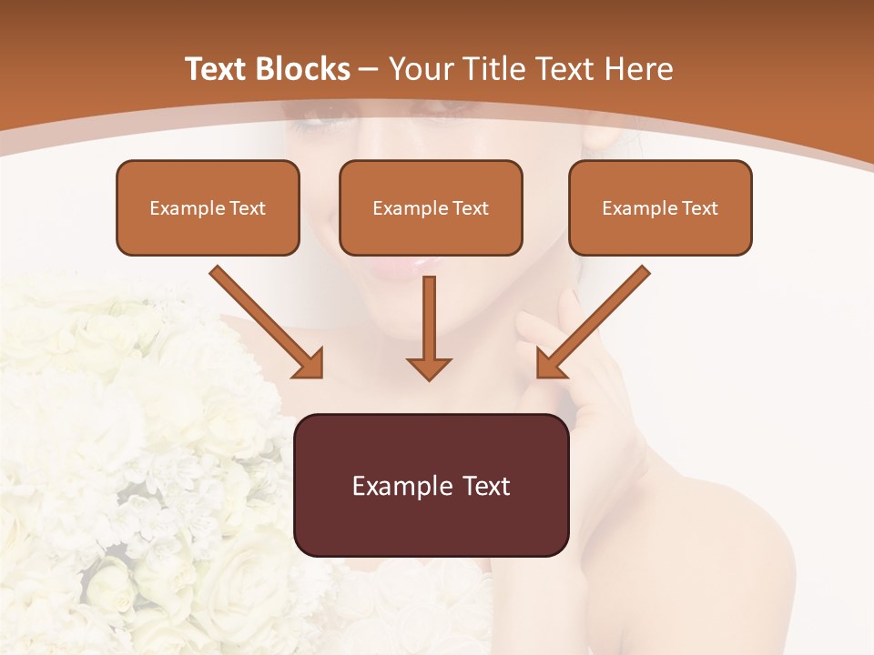 Marriage Dress Femininity PowerPoint Template