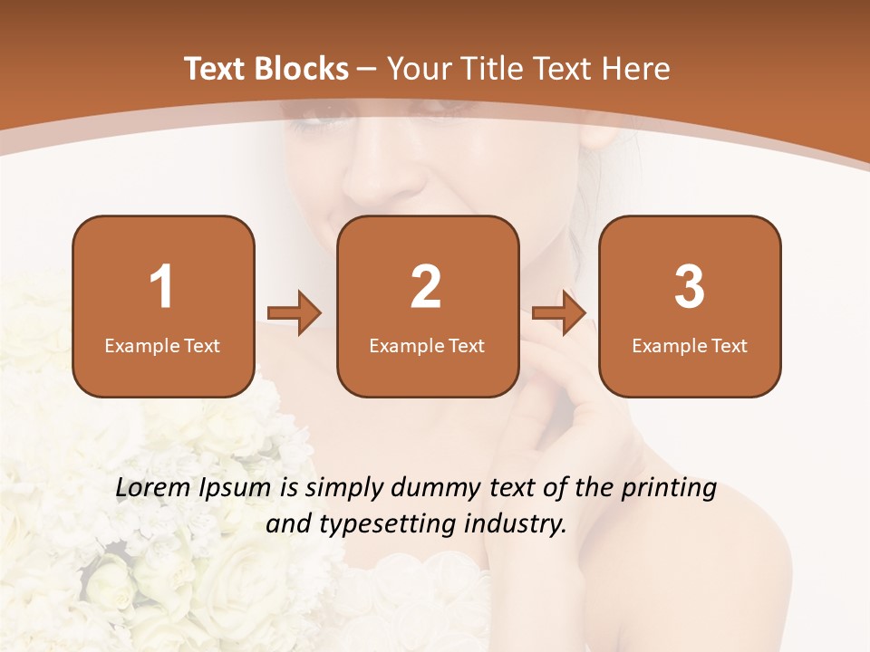 Marriage Dress Femininity PowerPoint Template