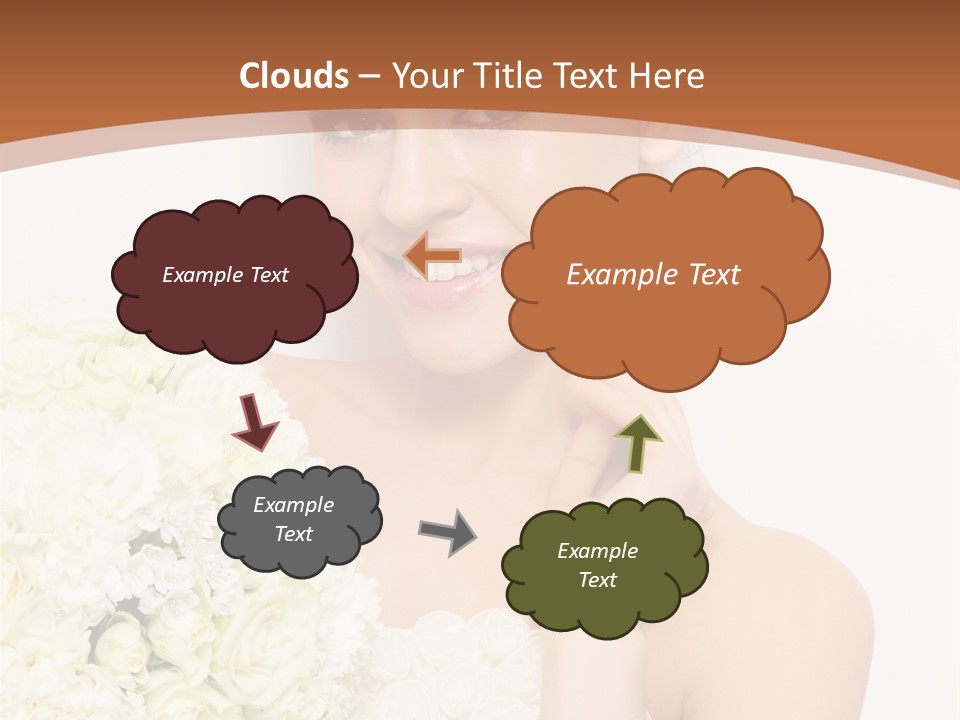 Marriage Dress Femininity PowerPoint Template