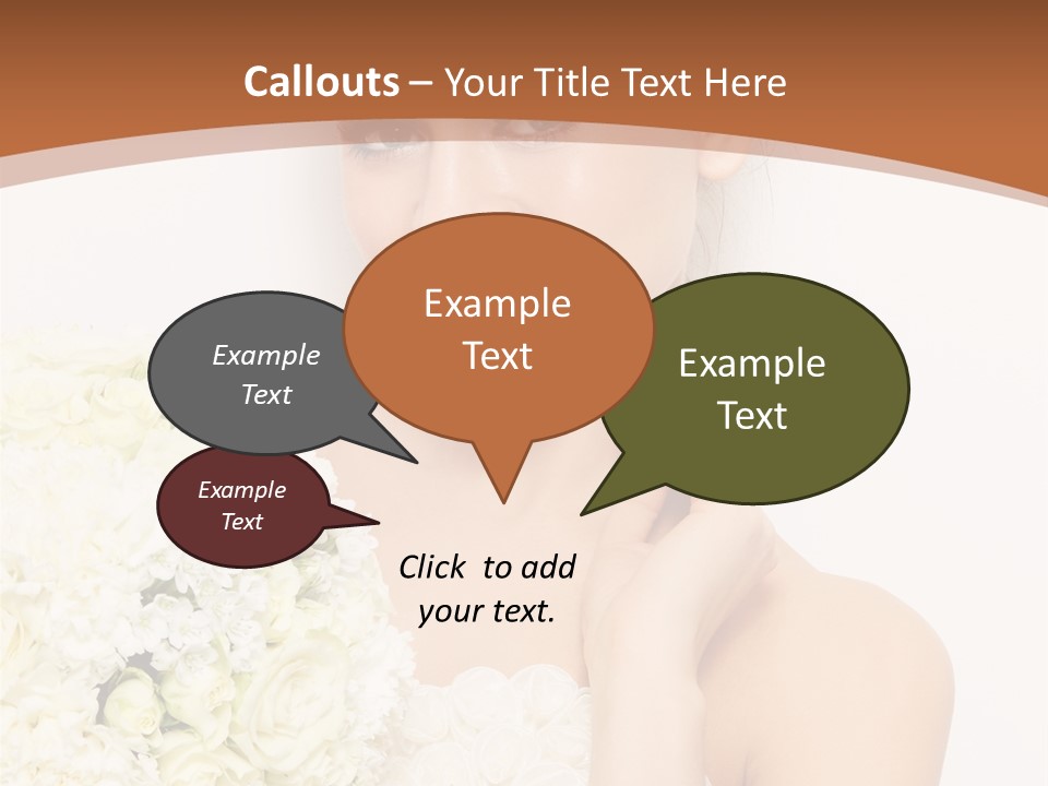 Marriage Dress Femininity PowerPoint Template