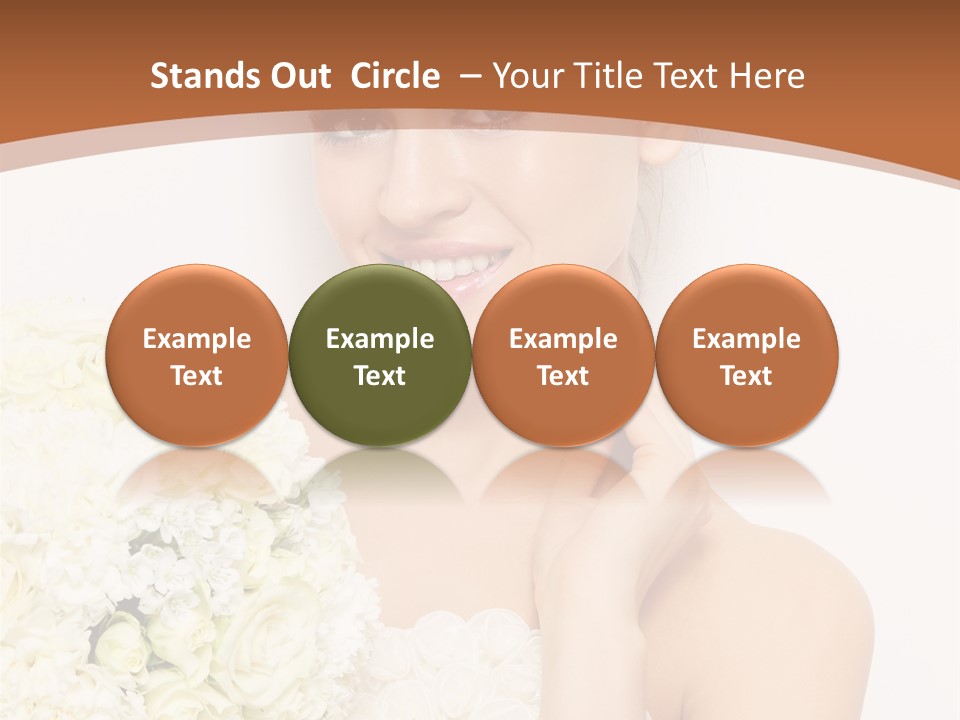 Marriage Dress Femininity PowerPoint Template
