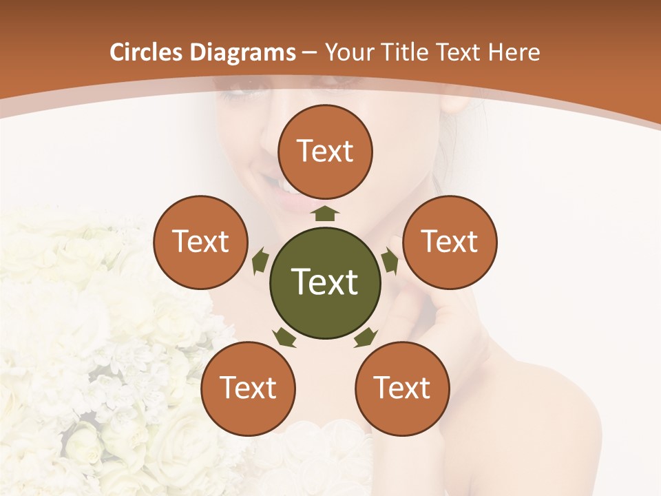 Marriage Dress Femininity PowerPoint Template