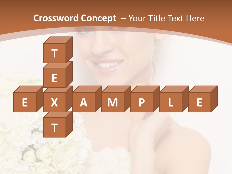 Marriage Dress Femininity PowerPoint Template