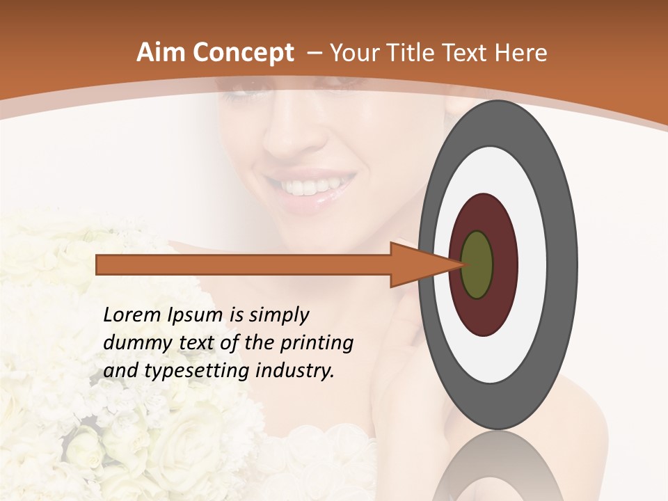 Marriage Dress Femininity PowerPoint Template