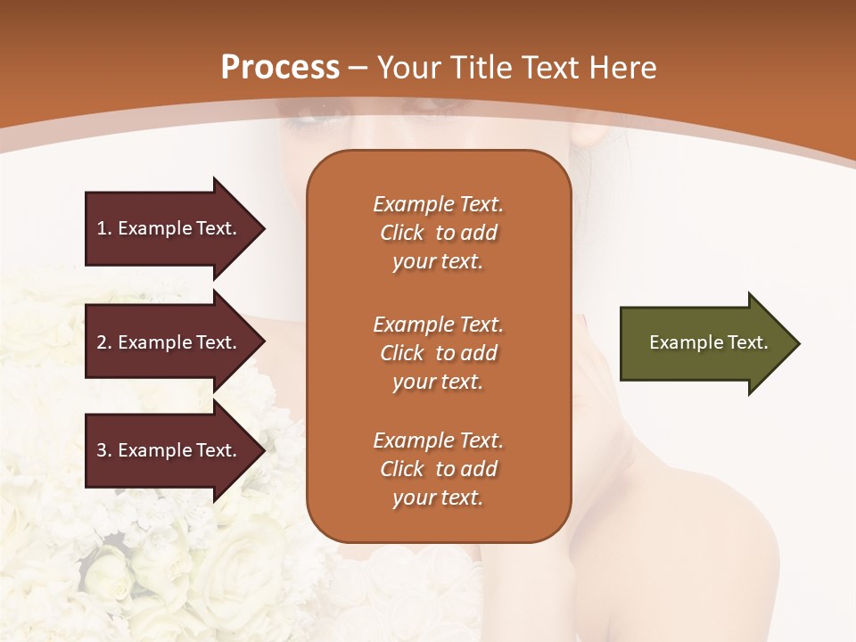 Marriage Dress Femininity PowerPoint Template