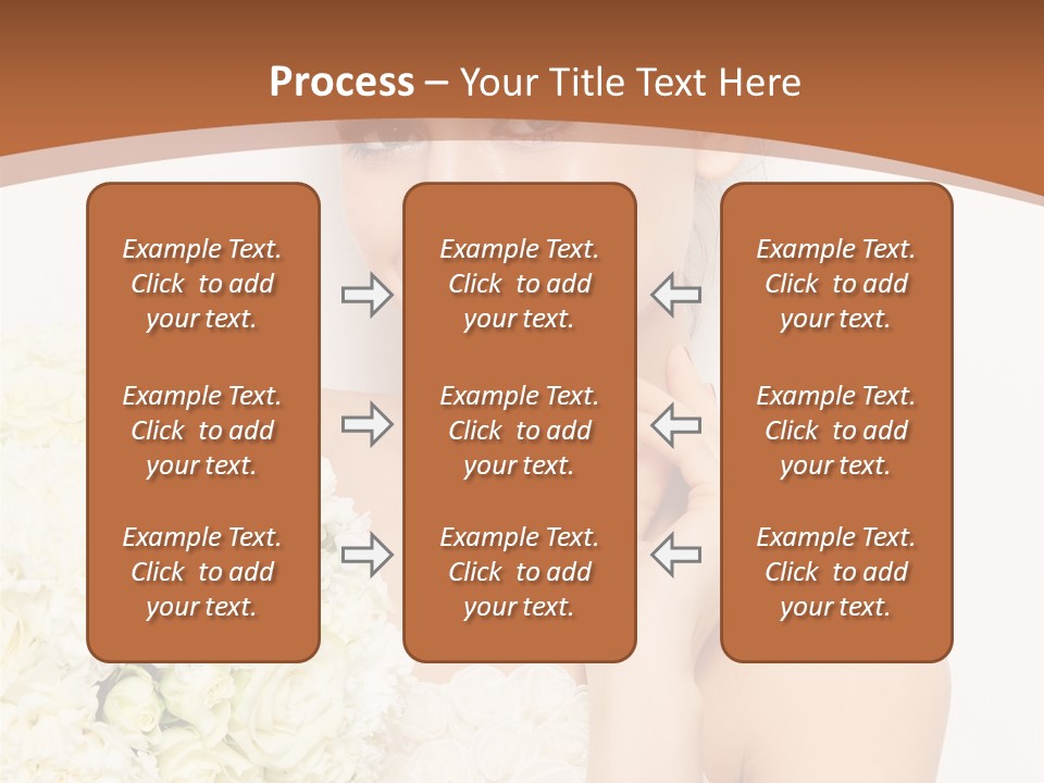 Marriage Dress Femininity PowerPoint Template