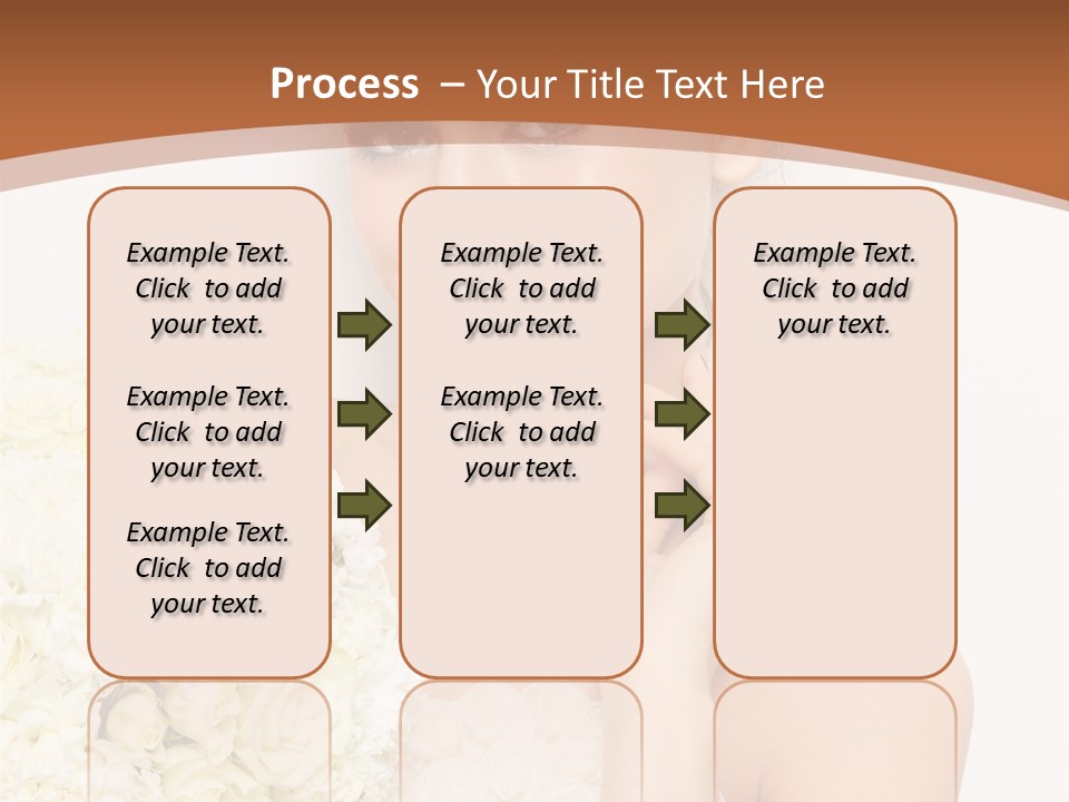 Marriage Dress Femininity PowerPoint Template