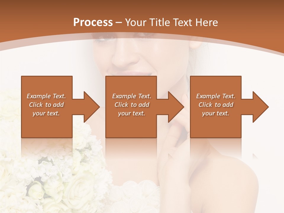 Marriage Dress Femininity PowerPoint Template