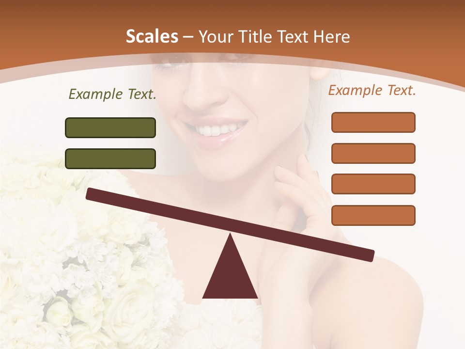 Marriage Dress Femininity PowerPoint Template
