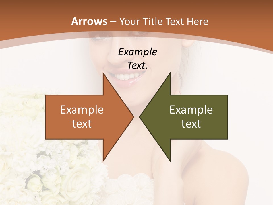 Marriage Dress Femininity PowerPoint Template