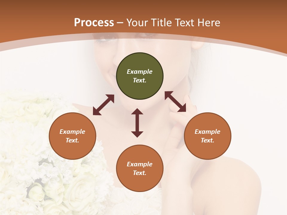 Marriage Dress Femininity PowerPoint Template
