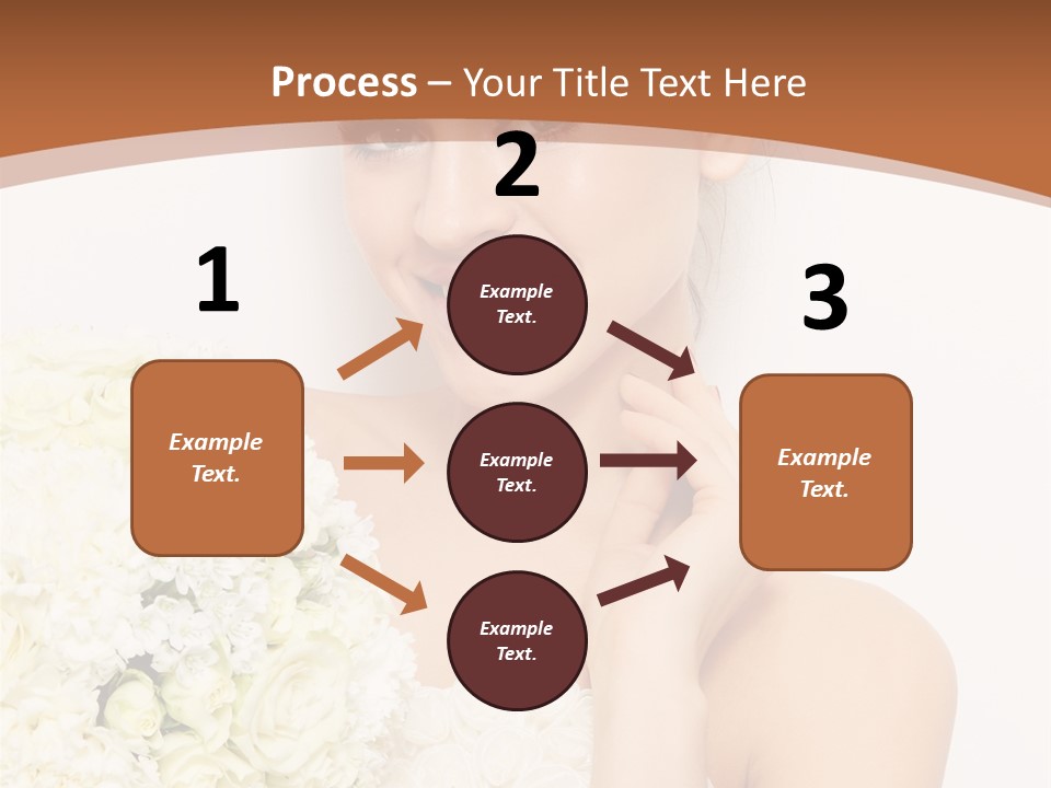 Marriage Dress Femininity PowerPoint Template