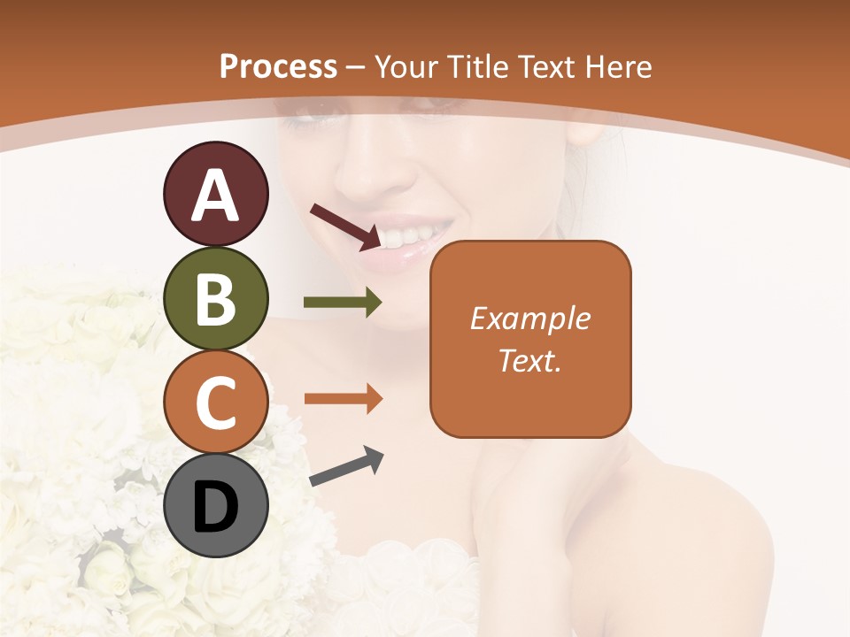 Marriage Dress Femininity PowerPoint Template