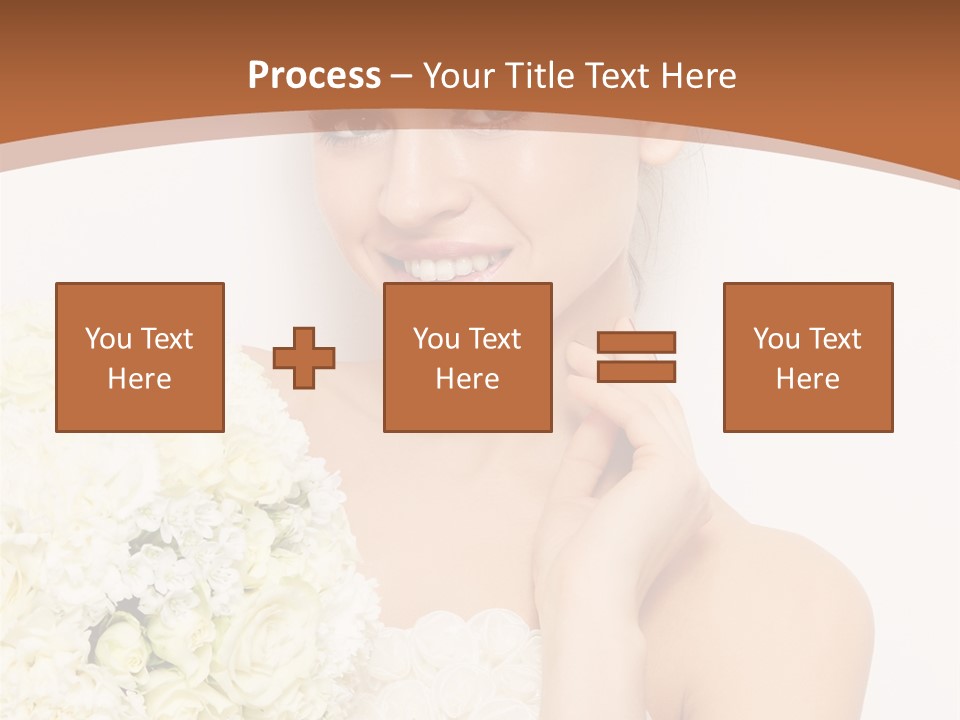 Marriage Dress Femininity PowerPoint Template