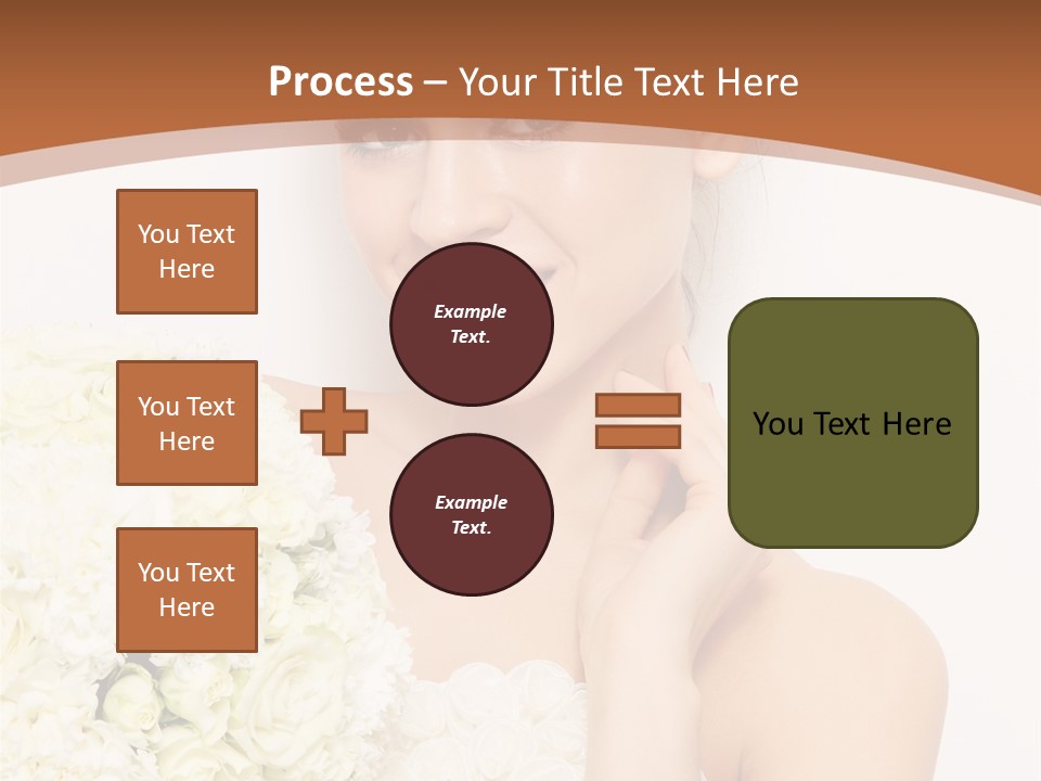 Marriage Dress Femininity PowerPoint Template