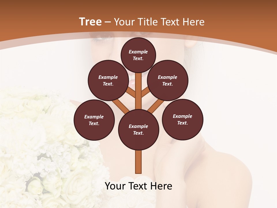 Marriage Dress Femininity PowerPoint Template