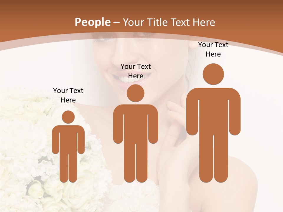Marriage Dress Femininity PowerPoint Template