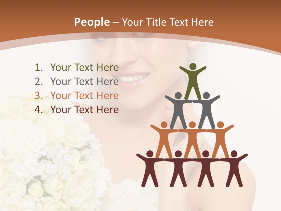 Marriage Dress Femininity PowerPoint Template