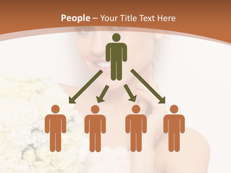 Marriage Dress Femininity PowerPoint Template