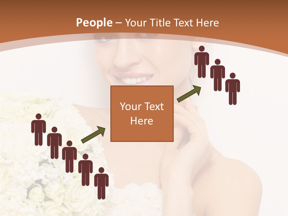 Marriage Dress Femininity PowerPoint Template