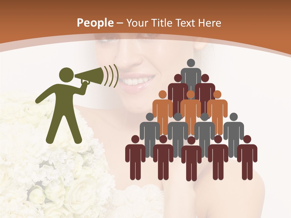 Marriage Dress Femininity PowerPoint Template