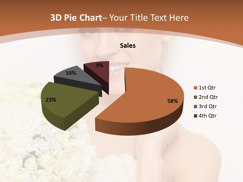Marriage Dress Femininity PowerPoint Template
