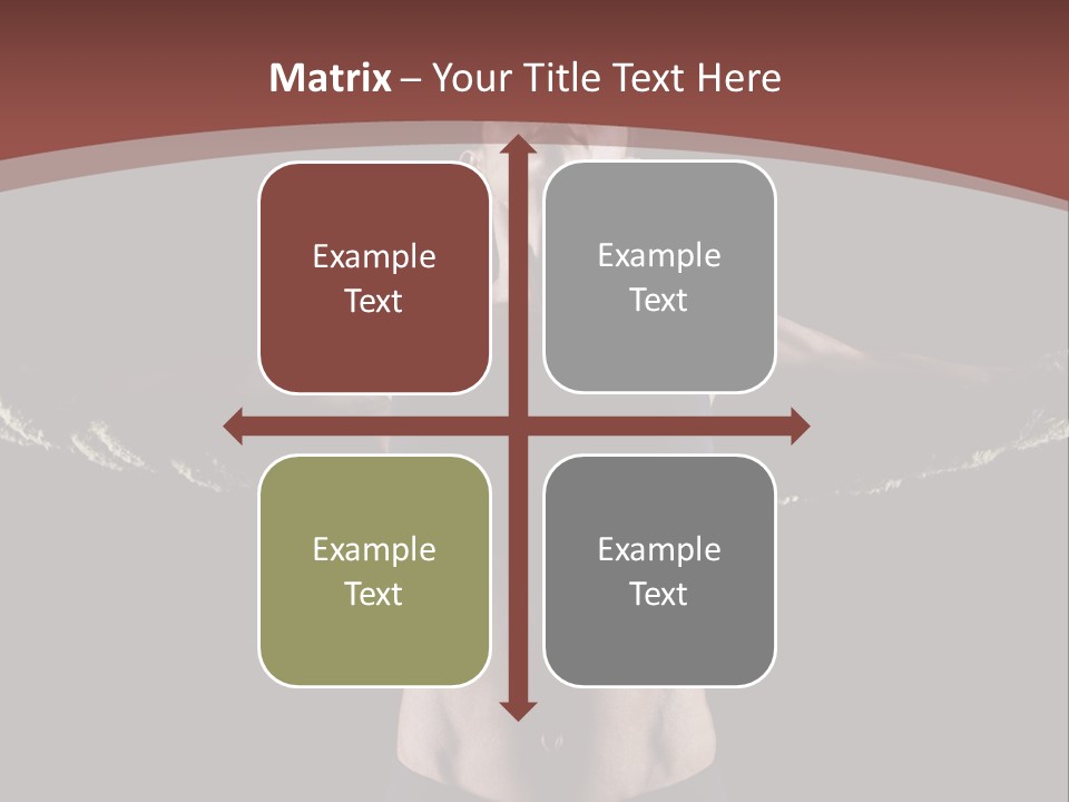 Tummy Attractive Weightlifting PowerPoint Template